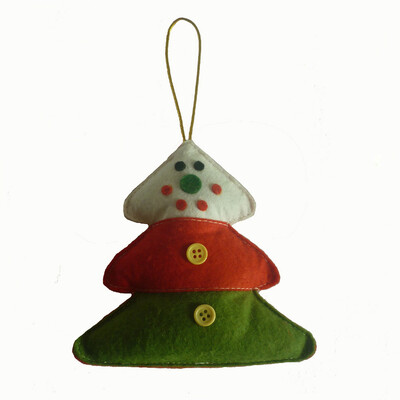 

Tailored Christmas Tree Cute Pendant Christmas Peach Heart Five-pointed Star Pendant Toy