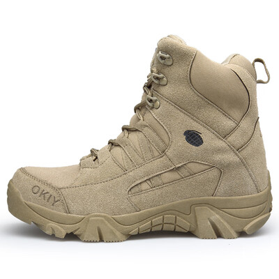 

Autumn comfort high help outdoor tactical boots cross-border special anti-skid military boots wear camping mens shoes