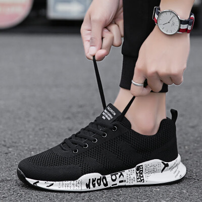 

Sports shoes mens trend casual shoes mens wild tide shoes running shoes breathable mesh shoes