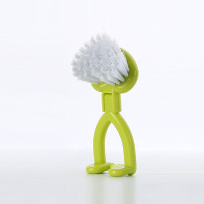 

Toponeto 1Pcs Kitchen Cleaning Human Folding Multi-Purpose Brush Bowl Bowl Pot Brush