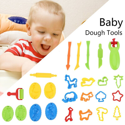 

Multi-color mud tool mold plasticine toy set