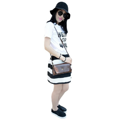 

Fashion Women Shoulder Bag PU Leather Flap Front Magnetic Press Stud Closure Crossbody Bag