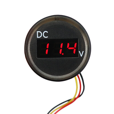 

Car Truck Automotive Vehicle LED Display Digital Voltage Meter DC 0-100V IP67 Waterproof Boat Voltmeter