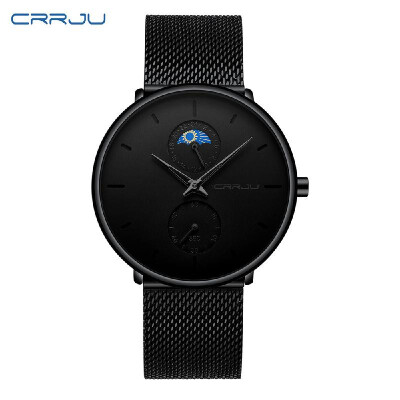 

CRRJU 2263B Man Watch Man Sport Watch Man Waterproof Outdoor Wristwatch Mans Quartz Male Watch Military Army Watch for Men