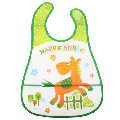

3D Waterproof EVA Baby Infants Pinafore Overclothes Feeding Bundana Bibs