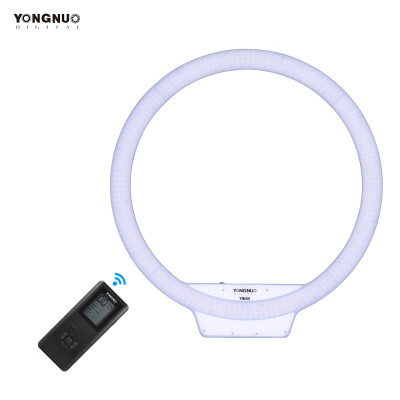 

YONGNUO YN608 5500K Color Temperature Wireless Remote LED Ring Video Light Annular&Frameless Appearance Design Adjustable Brig