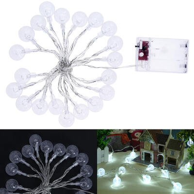 

20LED Crystal Ball Bubble Light String Fairy Lamp Party Christmas Decor
