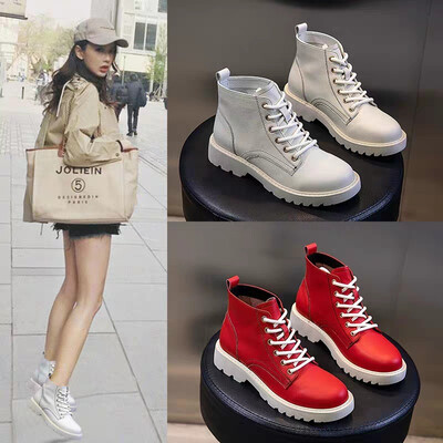 

Autumn&winter new Korean version of the wild fairy short boots Yang Mi with the Martin boot