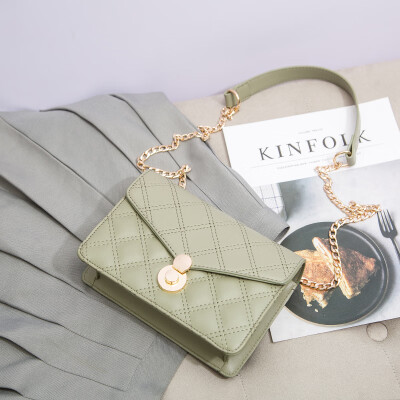 

Summer small lady bag 2019 line Korean version of 100-band single-shoulder slanting fashion chain small square bag