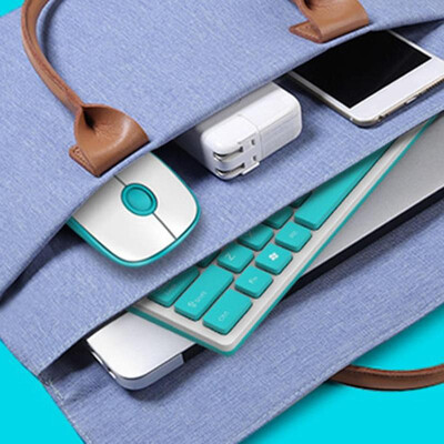 

FD G1500 Portable 24GHz USB Wireless Keyboard Ultrathin Silent Mouse Kit