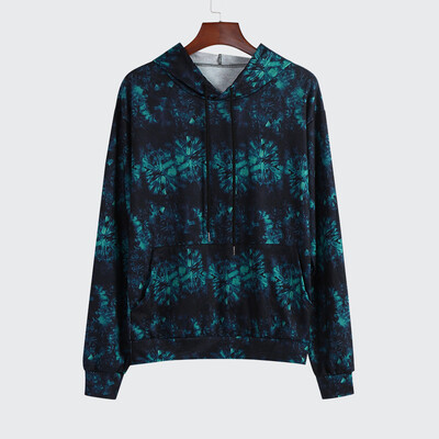 

Toponeto Fashionable Personality Men Autumn And Winter Tie-dye Hoodie