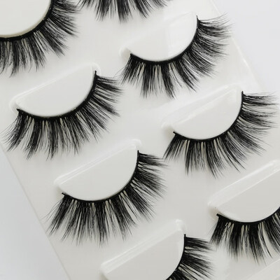 

3D Mink False Eyelashes Beauty Makeup Thick Voluminous Messy Fake Eye Lashes Extension Tools Eye Cosmetic