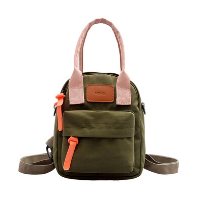 

2019 New Canvas Backpack College Shoulder Bag Multi-Purpose Handbag Student Bag