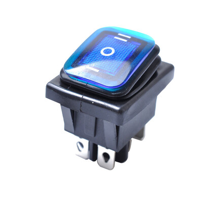 

Tailored 3 Position LED 6 Pin Car Boat Rocker Switch ON-OFF-ON DPDT Waterproof 16A 250V
