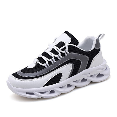 

Mens shoes night light tide shoes twisted bottom 6cm running reflective sports shoes transport