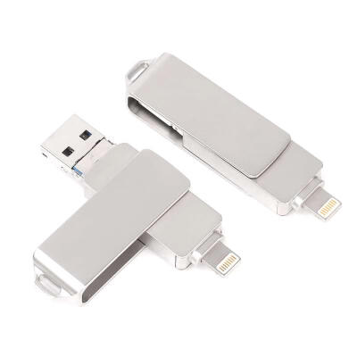 

Y31 30 Rotatable Multi-functional Encrypted USB Flash Drive U-Disk Memory Stick For Apple Android Phone