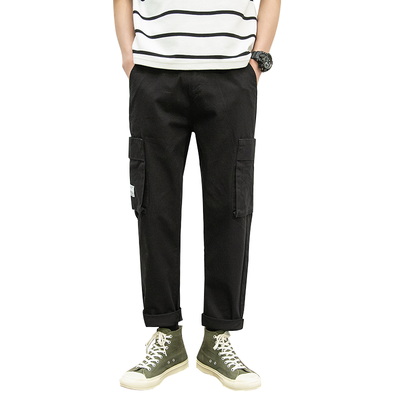 

ZHUO DENG NU Mens Casual Pants Cotton Loose Workwear