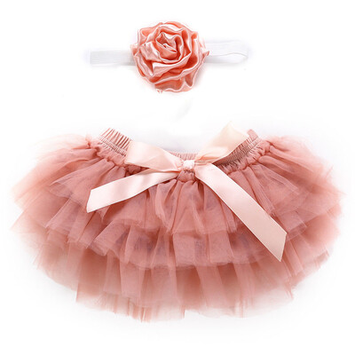 

Infant Baby Girl Newborn Tutu Lace Birthday Dress Skirt Flower Headband Costume