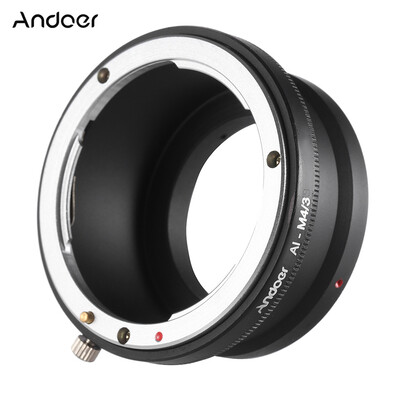 

Andoer AI-M43 Adapter Ring Lens Mount for Nikon D Series AI-Mount Lens to Fit for Panasonic Olympus M43 Mount Camera Body