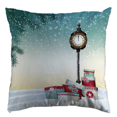 

Tailored Christmas Pillow Case Glitter Cotton Soft Sofa Throw Cushion Cover Home Decor