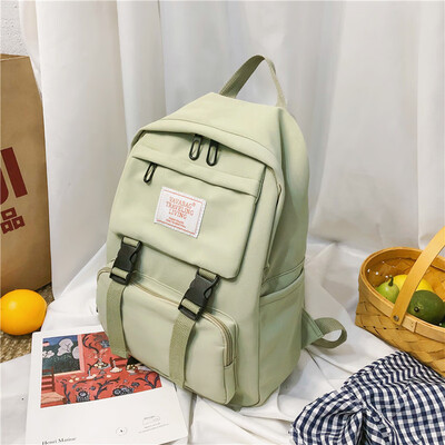 

Insfeng schoolbag female Korean version of senior high school students Simple Baitasen Department campus large capacity shoulder b
