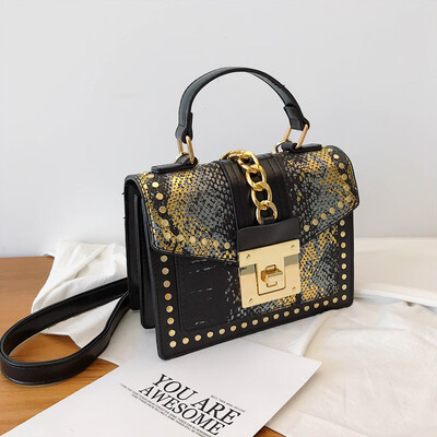 

Tailored Women Retro Serpentine Crossbody Bags Messenger Bag Shoulder Bag Handle Bag