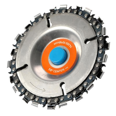 

4 Inch Grinder Disc&Chain 22 Tooth Fine Cut Chain Set for 100115 Angle Grinders