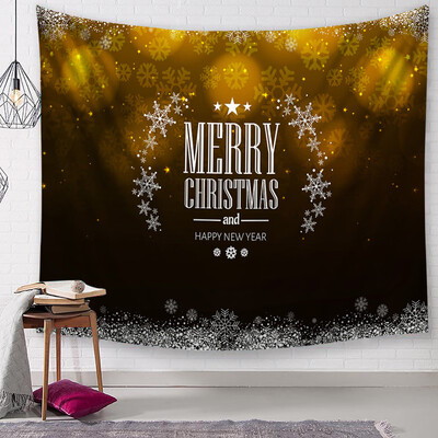 

Siaonvr Christmas Tapestry Santa Print Wall Hanging Tapestry Art Home Decor