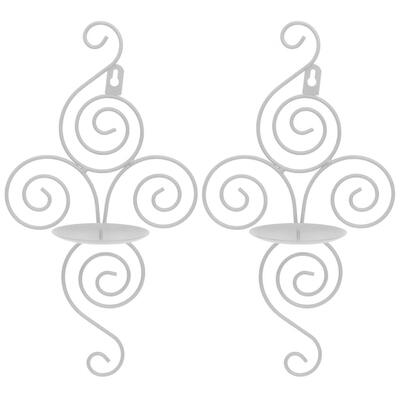 

2pcs Creative Candle Holder Geometric Wall Mounted Candlestick Home Decor