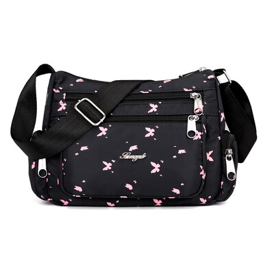 

Slope Back Nylon Small Bag Middle-aged&Old Womens Bag Korean Light Oxford Canvas Bag Mothers Bag One Shoulder Slope Bag