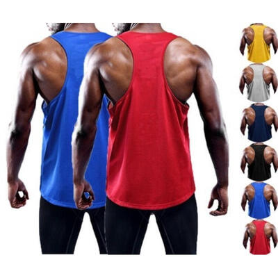 

Mens Sleeveless Bodybuilding Tank Tops Gym T-Shirt Muscle Sports Vest Singlet AU