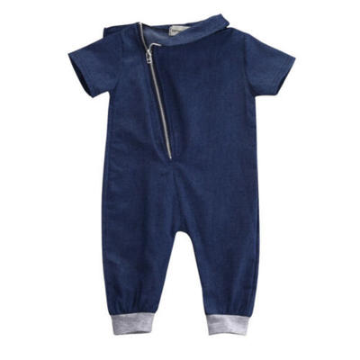 

Cool Newborn Baby Boy Denim Romper Bodysuit Jumpsuit Kids Clothes Outfits 0-3T