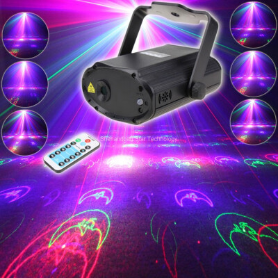 

ESHINY Remote RGB Laser 12 Christmas Patterns Projector DJ Dance Disco Bar Wedding Party Xmas Lighting Light Show T180