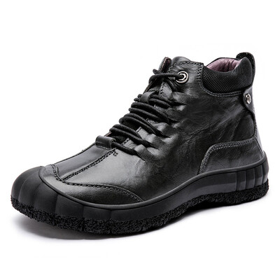 

Cross-border mens Martin boots high boots mens snow boots desert tooling military boots British mens shoes cotton shoes boots tide