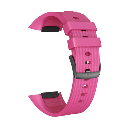 

New Striped Silicone Replacement Wristband Sports Silicone Strap for Samsung Fit4 Pro