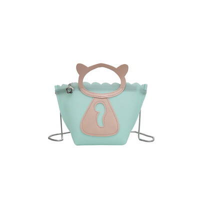 

Quality Pu Leather Crossbody Bag For Women Lovely Cartoon Patchwork Female Handbag Metal Chains Small Coin Purse Shoulder Bag
