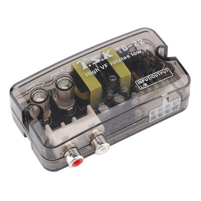 

Car Speaker To RCA Level Adaptor High To Low Sockets Auto Line Out Audio Converter Sound Subwoofer Amplifier Adjustable