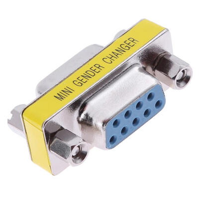 

RS232 DB9 9-Pin Female to Female Serial Port Connector Adapter Converter