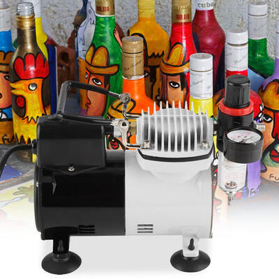 

Greensen Silent Air Compressor Double Action Spray Kit Paint