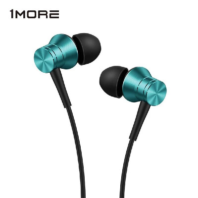 

1MORE Piston Fit In Ear Earphone Aluminium Alloy Aerospace Metal Diaphragm with Microphone 45 degree eartips E1009