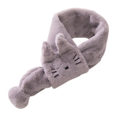 

Pompom Winter Baby Scarf Bibs Rabbit Fur Neck Collar Kids Girls Solid Thick Warm Scarves