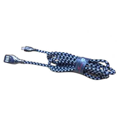 

24A 1m Double-Sided USB To Type-C Micro USB Lightning Nylon Braided Charging Data Cable-Micro 1m