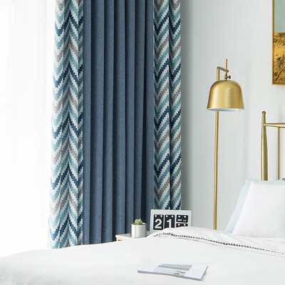 

XINJINGANYIJIA Nordic wind curtains living room bedroom shade 15526