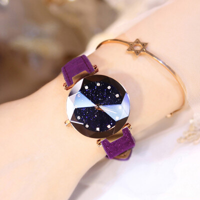 

2019 new waterproof ins ladies watch female students Korean version of simple fashion trend INS wind