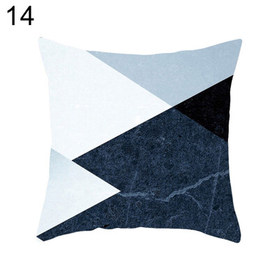 

Color Block Teardrop Triangle Geometric Pillow Case Cushion Cover Sofa Car Decor
