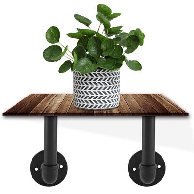 

Greensen 2pcs DIY Industrial Steampunk Iron Pipe Scaffold Board Shelf Brackets Holder