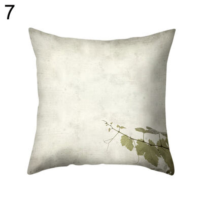 

Retro Flower Plant Throw Pillow Protector Case Cushion Cover Bedding Articles