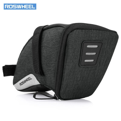 

ROSWHEEL 131470 Water-resistant Bike Saddle Bag Under Seat Pack Tail Pouch