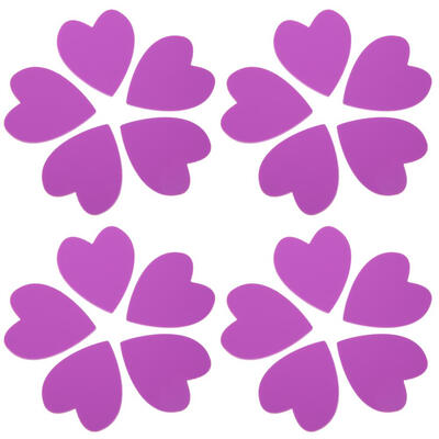 

20pcs 3D Heart Flower Acrylic Mirror Wall Stickers DIY Home Art Decor