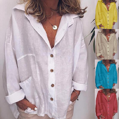 

Womens Europe&the United States foreign trade ladies shirt 2019 spring&autumn long-sleeved shirt Amazon AliExpress new wo